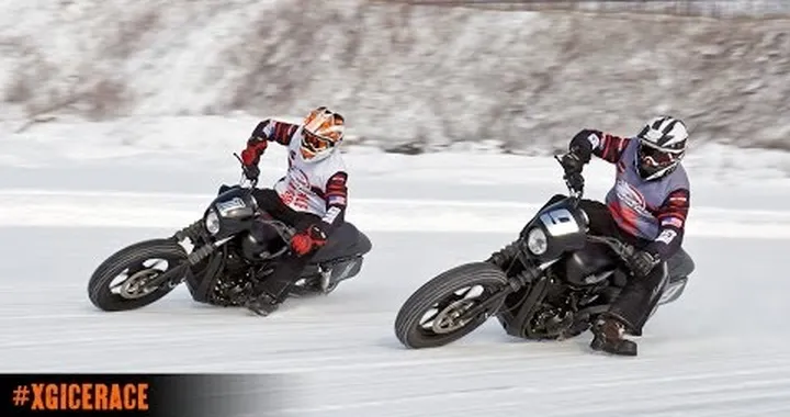 Harley-Davidson Ice Racing featuring the H-D Street