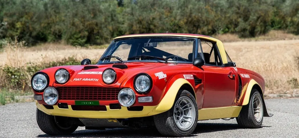 In vendita una rara Fiat 124 Abarth Rally Gruppo 4 originale e mai restaurata