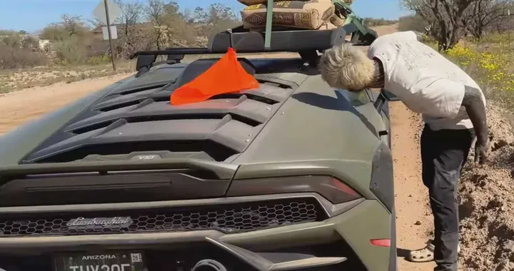 Il test più bizzarro sopportato da una Lamborghini Huracan Sterrato