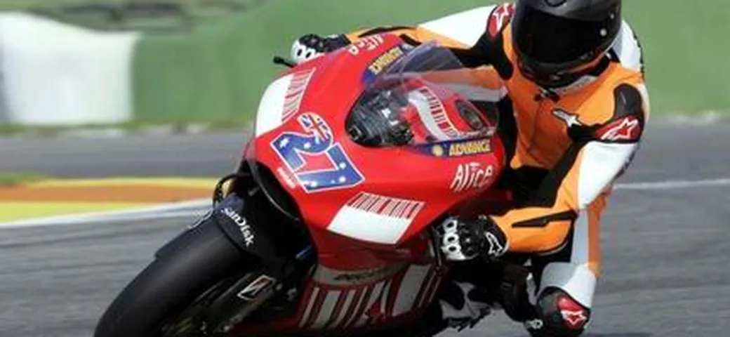 Schumacher è già risalito sulla Ducati Desmosedici