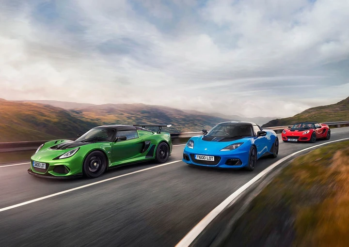 Lotus: nel 2022 forse l'ultima sportiva a motore termico