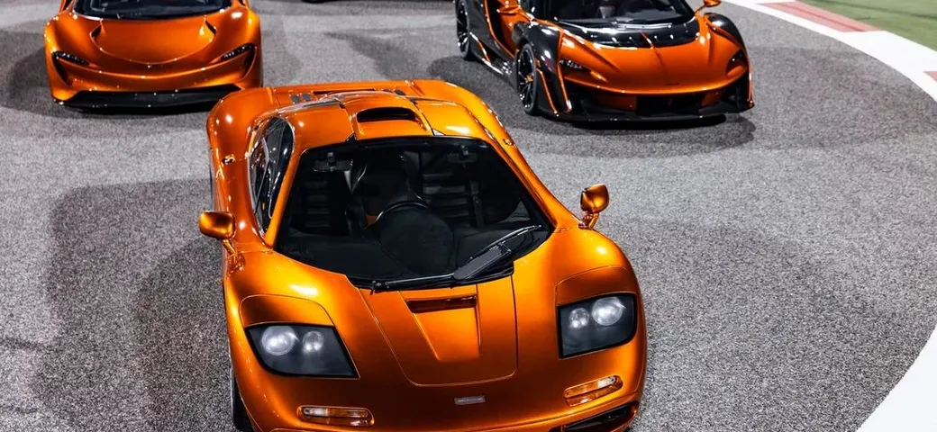 Venti esclusive McLaren in Mansour Orange, sono all'asta: F1, P1, Senna e altro