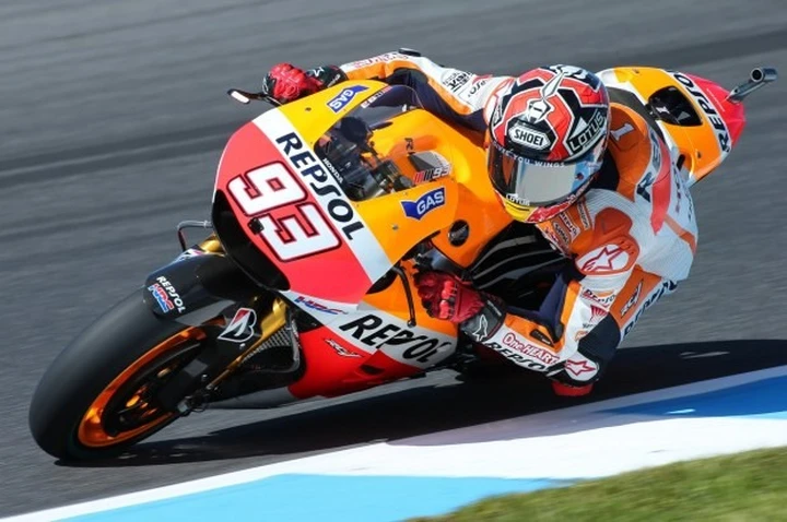 MotoGP Australia 2014, Marc Marquez 3° del venerdì: 