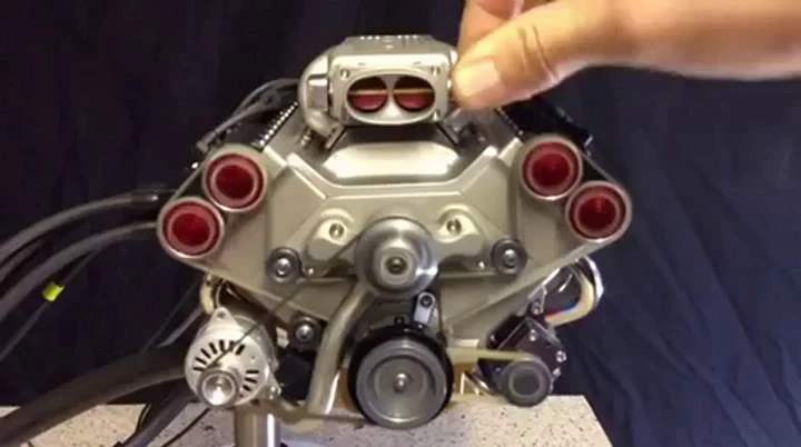Model V8 engine electronic fuel injection