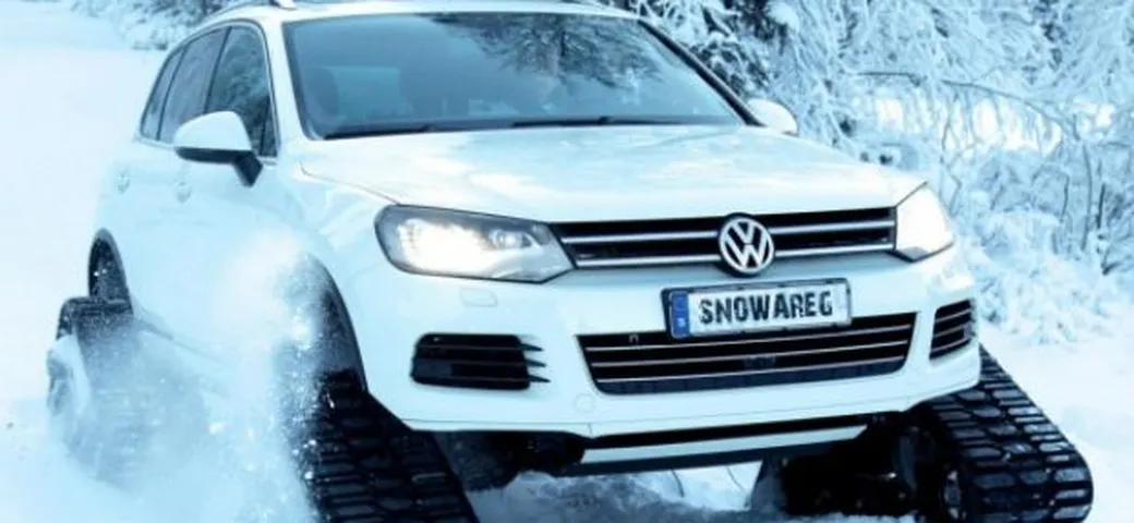 Volkswagen Snowareg: la Touareg cingolata