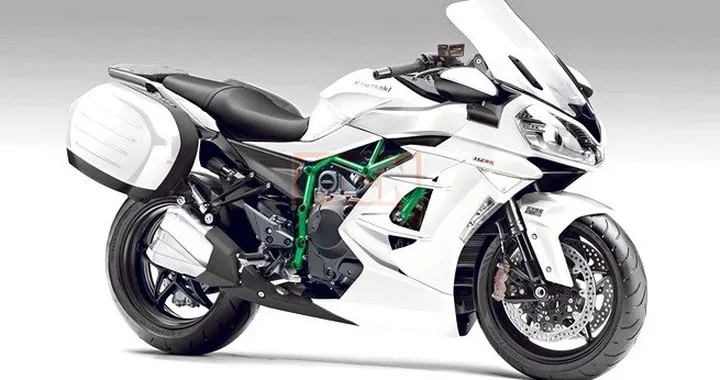 Kawasaki H2 Super Tourer: il rendering di MCN