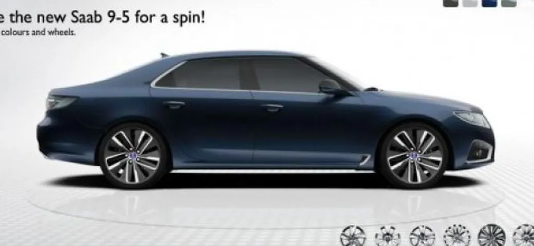 Saab 9-5: arrivano sito ufficiale e configuratore
