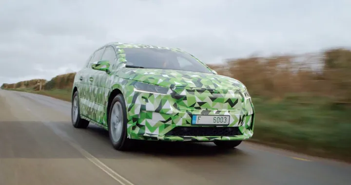 Skoda Enyaq, il teaser