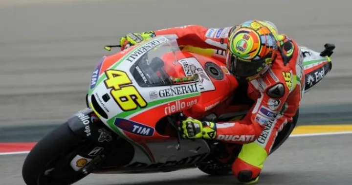 Valentino Rossi: "qui ad Aragon si spinna molto"
