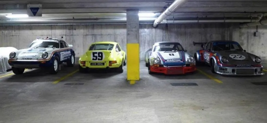 Nel garage delle Porsche da sogno