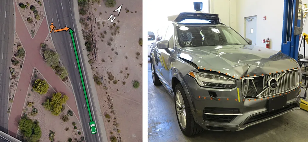 Guida autonoma: incidente Uber, frenata automatica disattivata