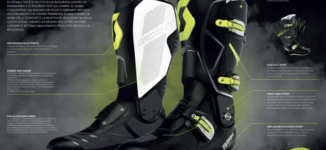 Eicma 2016: stivale Scott MX 550