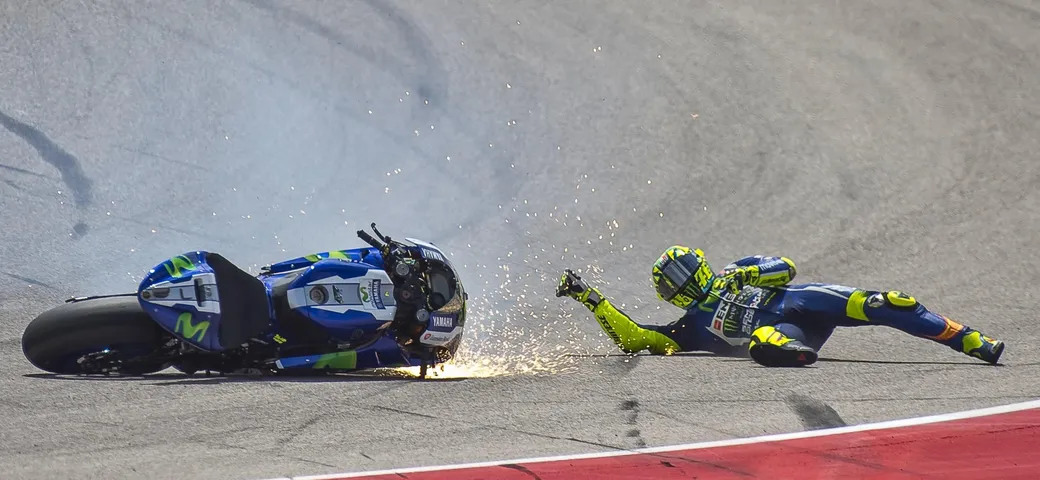 Valentino Rossi KO ad Austin: 