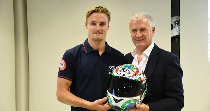 Casco integrale X-802RR Replica Chaz Davies Imola