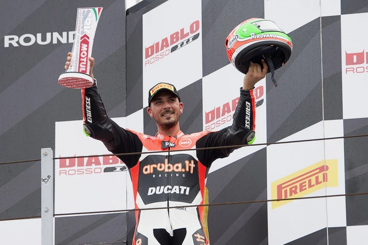Giugliano sul podio a Misano: 