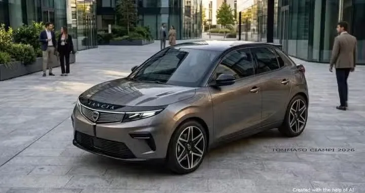 Lancia torna a sognare una piccola erede della Y10: il render di una nuova segmento A