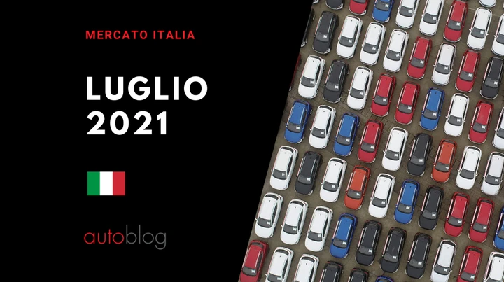 Mercato auto Italia: le immatricolazioni di luglio 2021