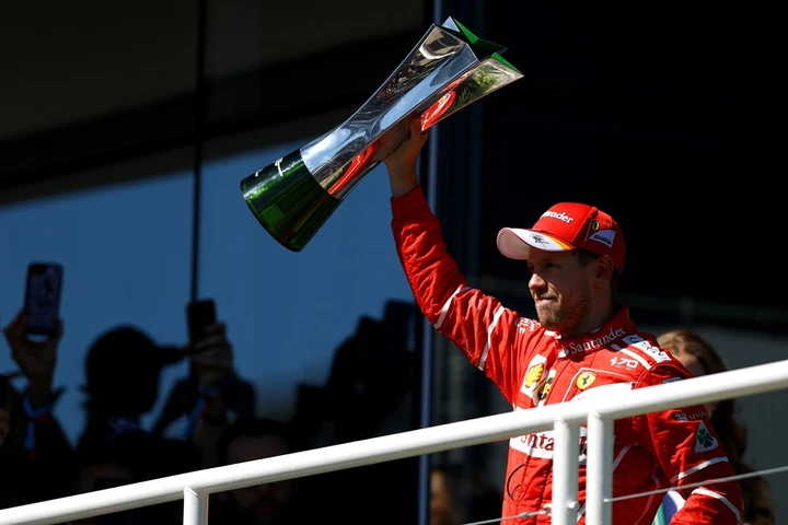 Gp Brasile F1 2017: festa Ferrari con Vettel, podio Kimi, show Hamilton