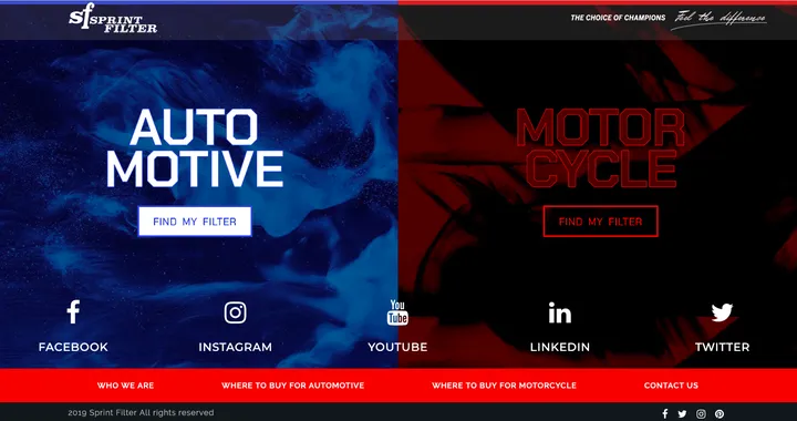 Sprint Filter: online il nuovo sito