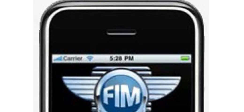 Il sito FIM Live navigabile da iPhone