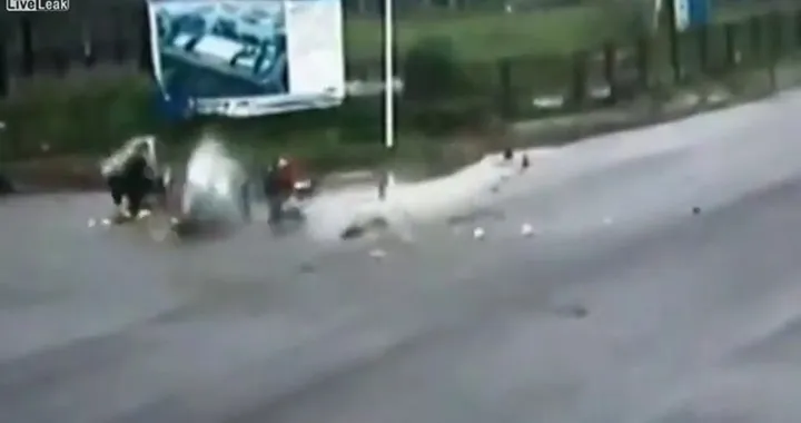 Lo scoterista più fortunato del mondo