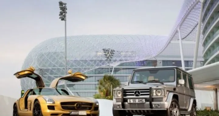 Dubai Motor Show: Mercedes SLS Desert Gold e G 55 AMG Edition 79