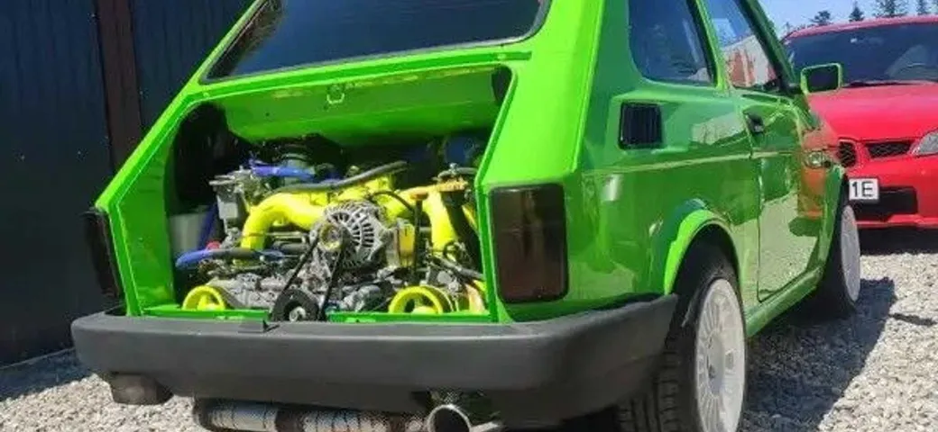 La Fiat 126 con il motore boxer Subaru