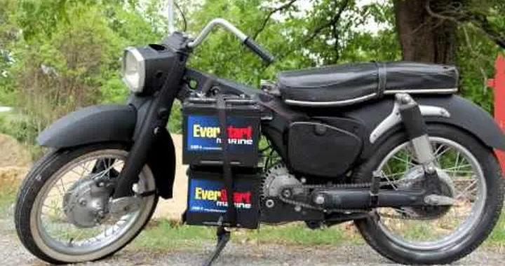 Electric Motorcycle Conversion - 67' Honda Dream