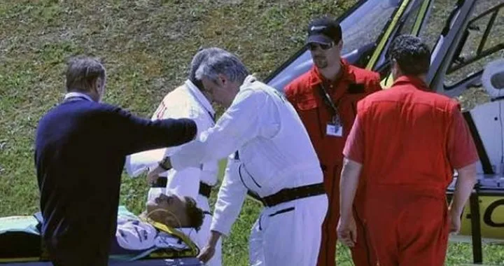Valentino Rossi è stato appena dimesso dall'ospedale