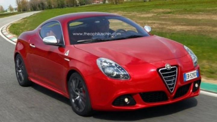 Alfa Romeo Giulietta: ricostruzione grafica della Sprint