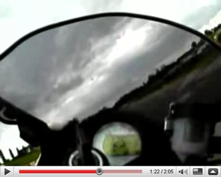 Kawasaki ZX-10R 2008 Camera on board
