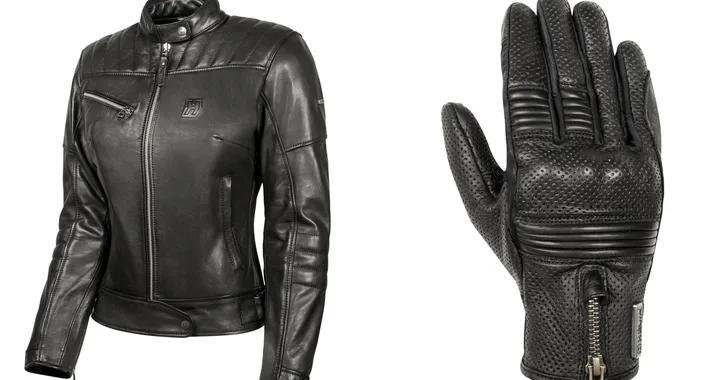 Abbigliamento moto Hevik per la donna in sella