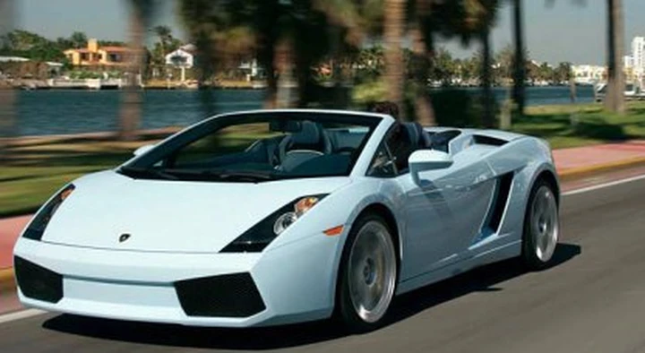Lamborghini Gallardo Spyder - à - la Miami Vice