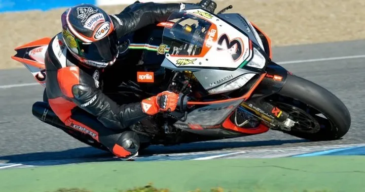 Test SBK Jerez, Biaggi (e Aprilia) in crescita chiude in 1'41.9