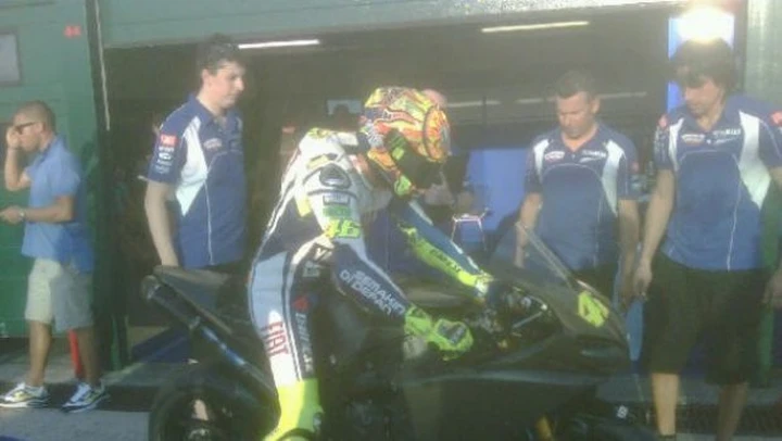 Valentino Rossi di nuovo in sella a Misano