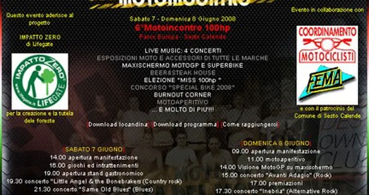 6° Motoincontro 100hp ad Impatto Zero