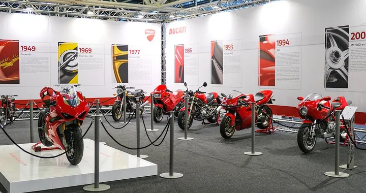 Ducati porta la sua storia ad Auto e Moto d’Epoca 2023