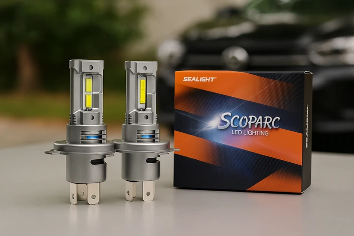 Potenzia i fari della tua auto a meno di 30 euro con le LED SEALIGHT H4 in offerta