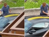 Sinner dopo il trionfo di Wimbledon pulisce la sua Ferrari a casa: una sorpresa