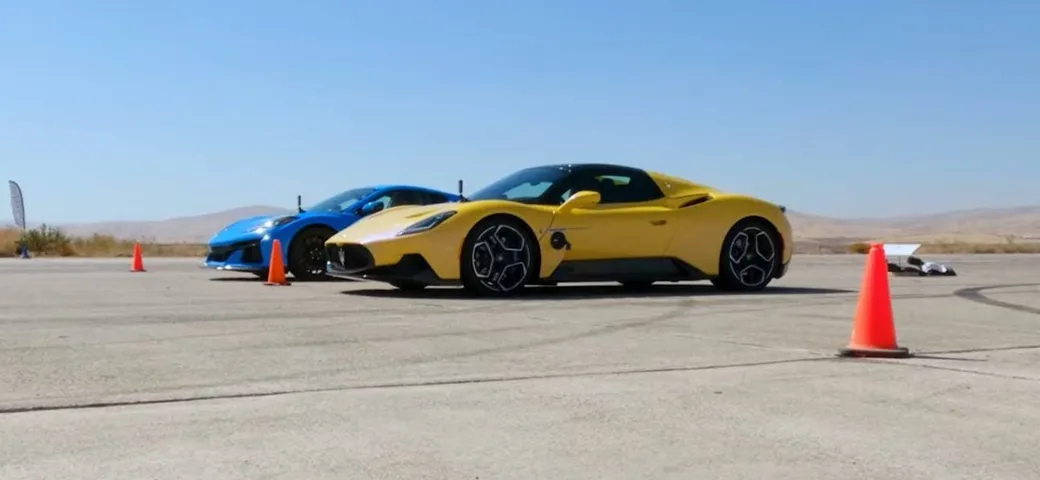 Sfida fra Maserati MC20 Cielo e Chevrolet Corvette C8 Z06 nella U-Drag Race: chi la spunterà? [VIDEO]