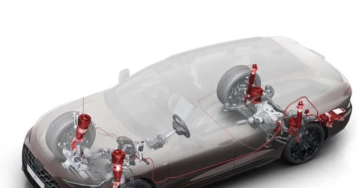 Sospensioni pneumatiche Audi, molle ad aria al posto di quelle in metallo