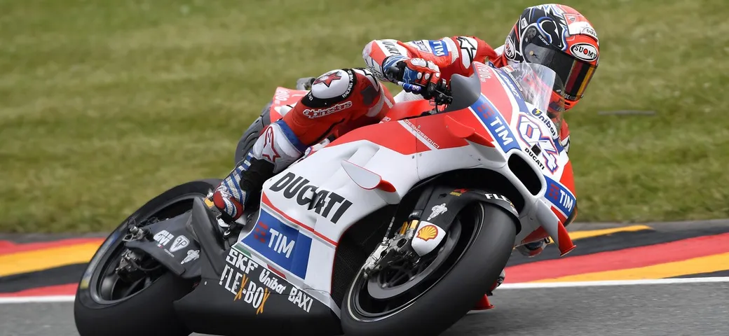 Solo 3a fila per Dovizioso e Iannone in Germania