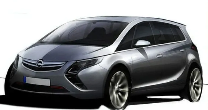 Nuova Opel Zafira m.y. 2012: bozzetto trafugato e nuovi dettagli