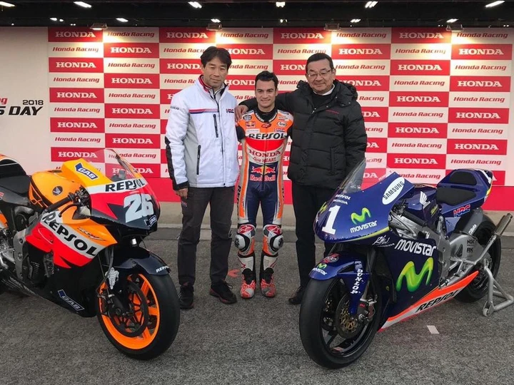Honda regala due moto speciali a Dani Pedrosa come segno di gratitudine