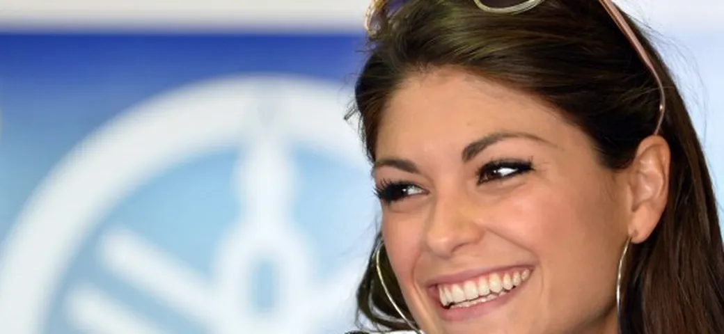 Linda Morselli, porta fortuna di Rossi a Misano