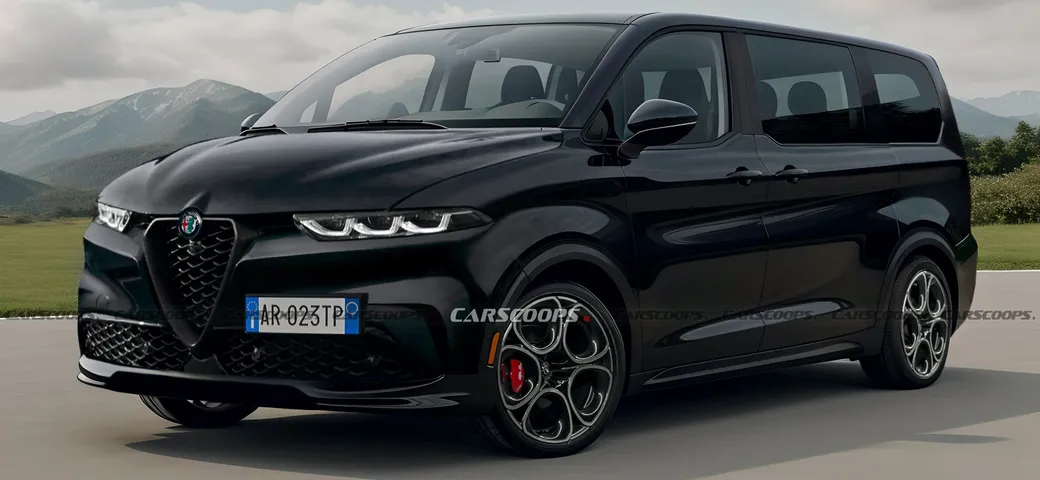 Alfa Romeo al lavoro su un futuro minivan elettrico di lusso? [RENDER]