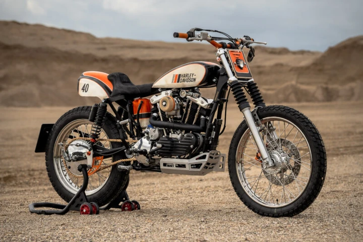 Harley Ironhead “Iron Rookie”: la scrambler nata in officina
