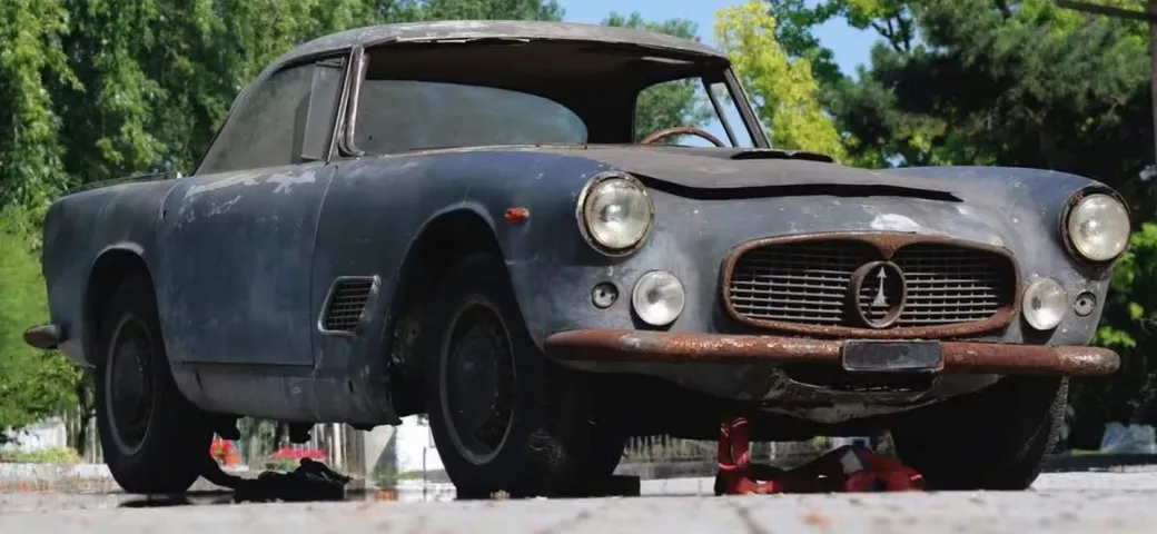 La Maserati 3500 GT Berlinetta di Fangio: abbandonata da 60 anni