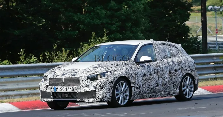 BMW Serie 1: foto spia al Nurburgring