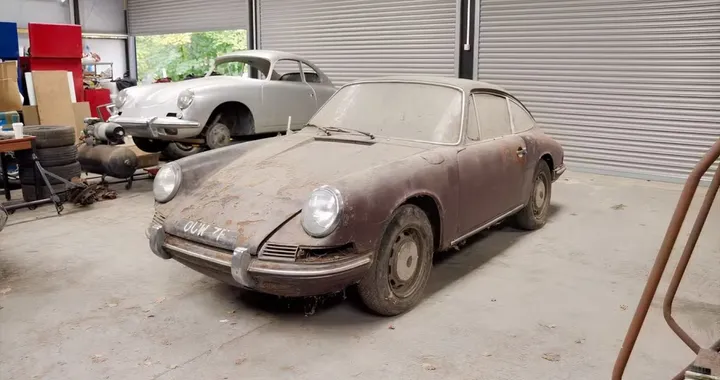 Prima accensione dopo 46 anni per una rara Porsche 912